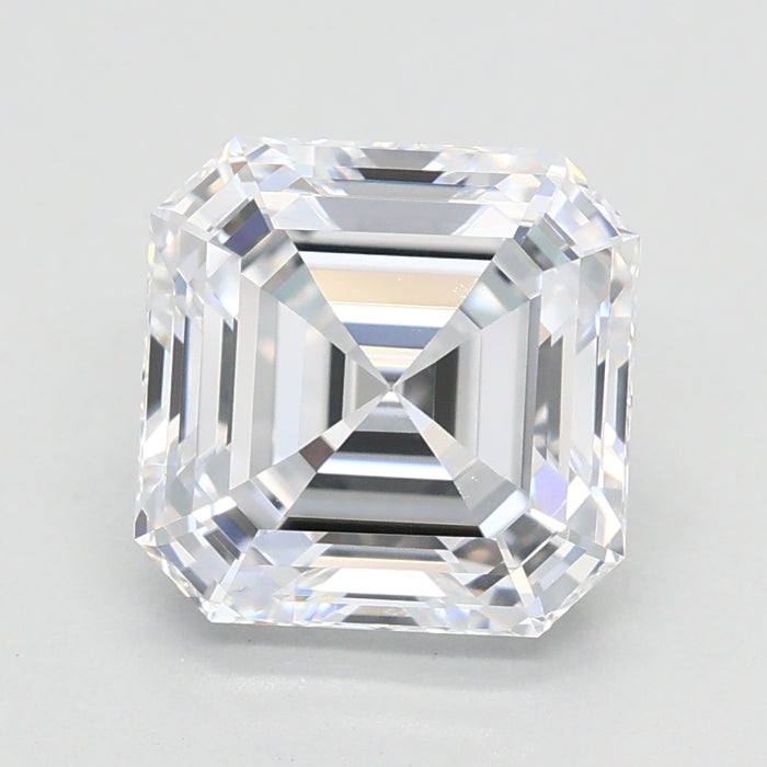 Loose 2.04 Carat D IF IGI Certified Lab Grown Asscher Diamonds