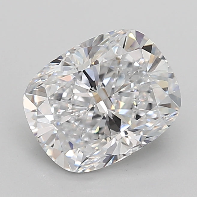 Loose 2.01 Carat D IF IGI Certified Lab Grown Cushion Diamonds