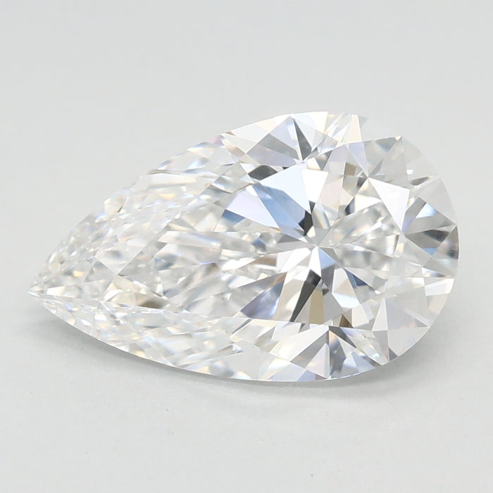 Loose 2.04 Carat D VVS2 IGI Certified Lab Grown Pear Diamonds