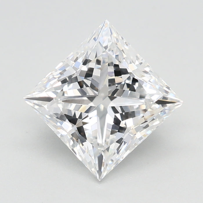 Loose 1.53 Carat D VVS2 IGI Certified Lab Grown Princess Diamonds