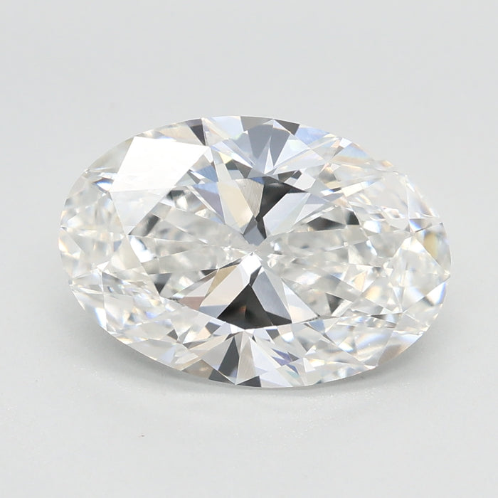 Loose 2.57 Carat E VVS2 IGI Certified Lab Grown Oval Diamonds