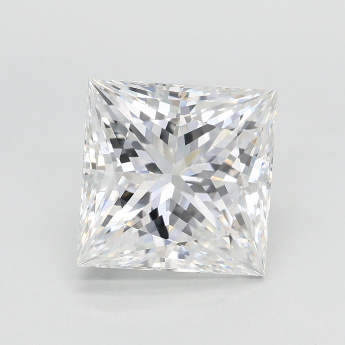 Loose 3.02 Carat E VVS2 IGI Certified Lab Grown Princess Diamonds