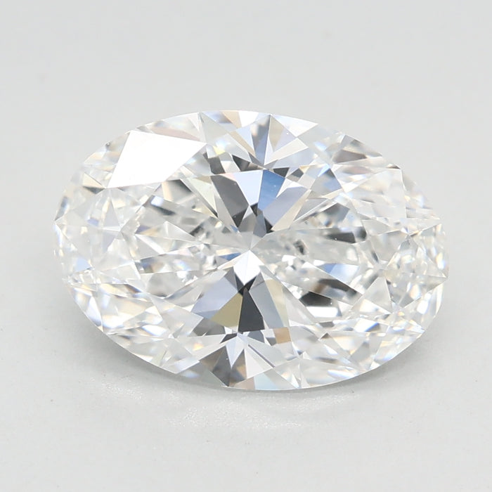 Loose 2.08 Carat D VVS2 IGI Certified Lab Grown Oval Diamonds