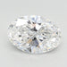 Loose 2.09 Carat D VVS2 IGI Certified Lab Grown Oval Diamonds