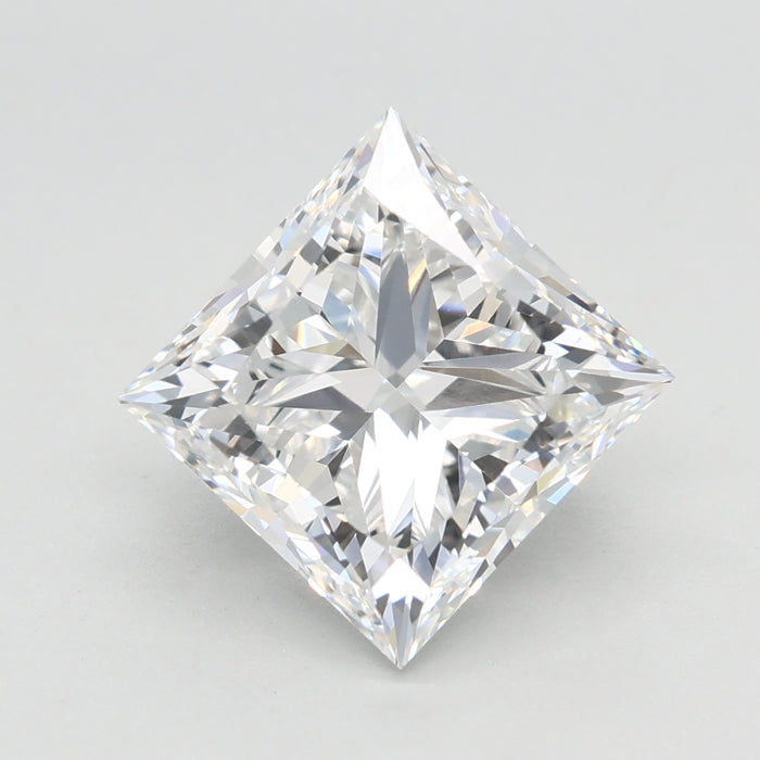 Loose 3.02 Carat E VVS2 IGI Certified Lab Grown Princess Diamonds