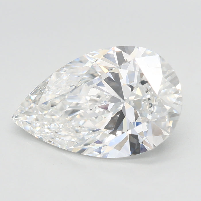 Loose 2.7 Carat E VVS2 IGI Certified Lab Grown Pear Diamonds