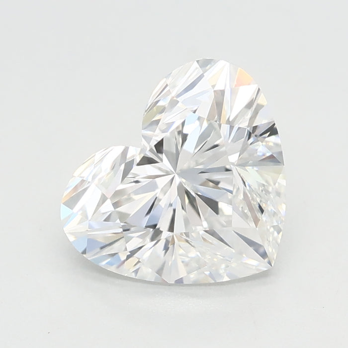 Loose 1.5 Carat E VVS2 IGI Certified Lab Grown Heart Diamonds