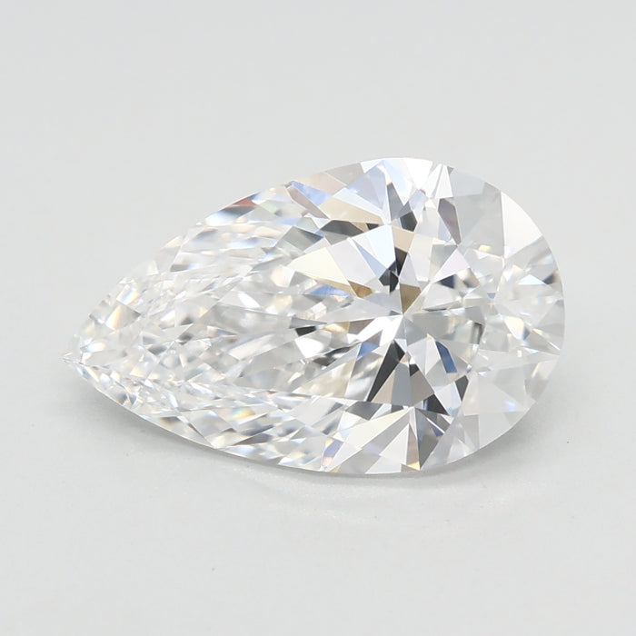 Loose 2.06 Carat D IF IGI Certified Lab Grown Pear Diamonds