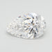 Loose 2.06 Carat D IF IGI Certified Lab Grown Pear Diamonds