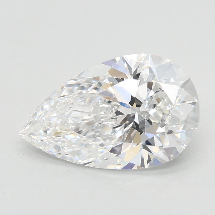 Loose 1.53 Carat D VVS2 IGI Certified Lab Grown Pear Diamonds