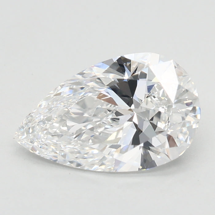 Loose 1.59 Carat D VVS2 IGI Certified Lab Grown Pear Diamonds