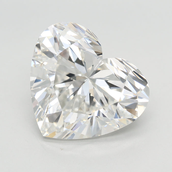 Loose 6.93 Carat F VVS2 IGI Certified Lab Grown Heart Diamonds