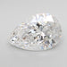 Loose 5.03 Carat F VVS2 IGI Certified Lab Grown Pear Diamonds