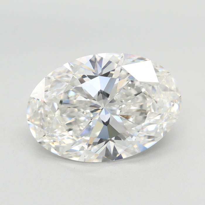 Loose 7.09 Carat F VVS2 IGI Certified Lab Grown Oval Diamonds