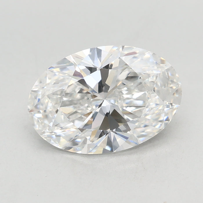 Loose 2.04 Carat D VVS2 IGI Certified Lab Grown Oval Diamonds