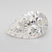 Loose 2.05 Carat F VVS2 IGI Certified Lab Grown Pear Diamonds
