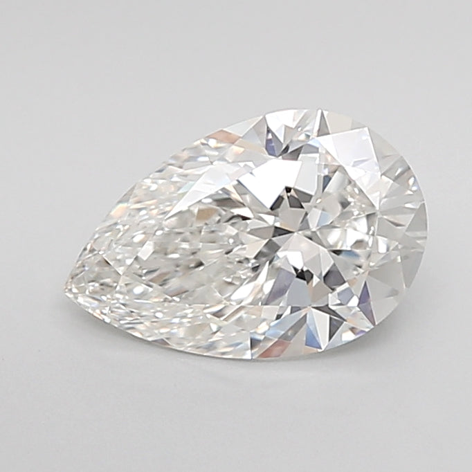Loose 1.56 Carat F VVS1 IGI Certified Lab Grown Pear Diamonds