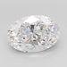 Loose 1.96 Carat D VVS2 IGI Certified Lab Grown Oval Diamonds
