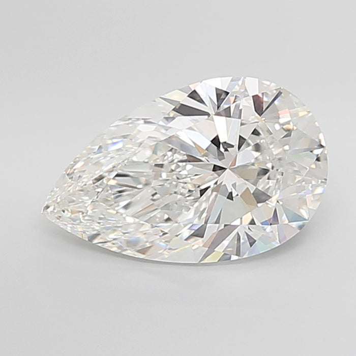 Loose 7.04 Carat F VVS2 IGI Certified Lab Grown Pear Diamonds