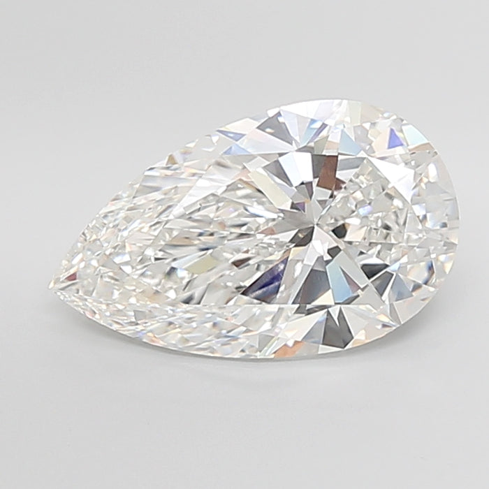 Loose 7.03 Carat F VVS2 IGI Certified Lab Grown Pear Diamonds