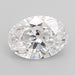 Loose 1.69 Carat D VVS2 IGI Certified Lab Grown Oval Diamonds
