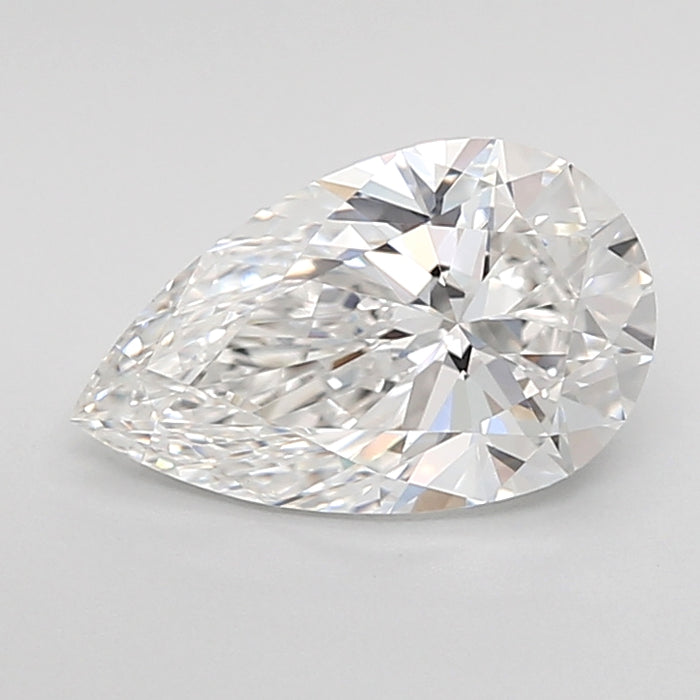 Loose 1.54 Carat D VVS2 IGI Certified Lab Grown Pear Diamonds
