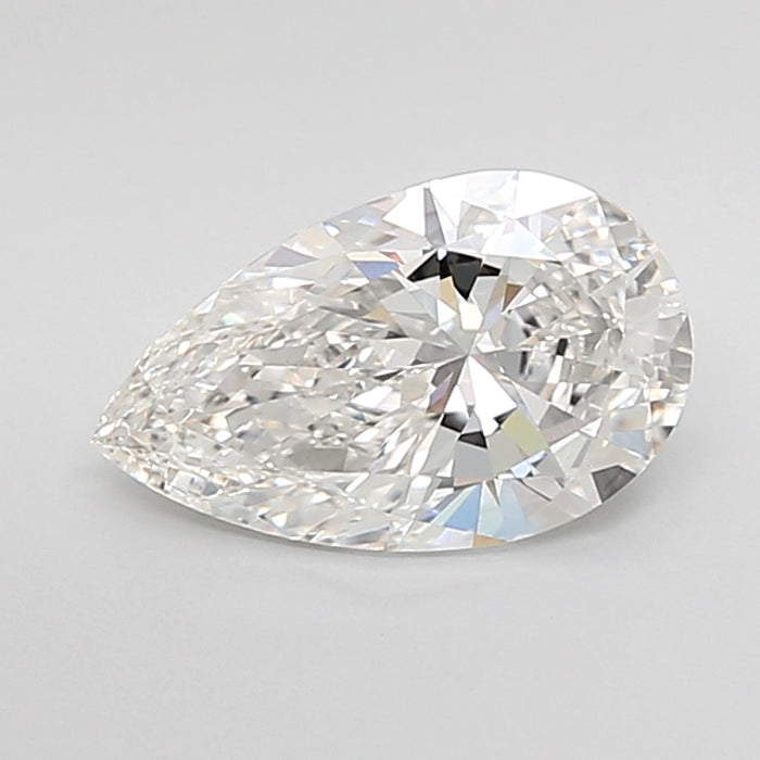 Loose 2.01 Carat F VVS2 IGI Certified Lab Grown Pear Diamonds