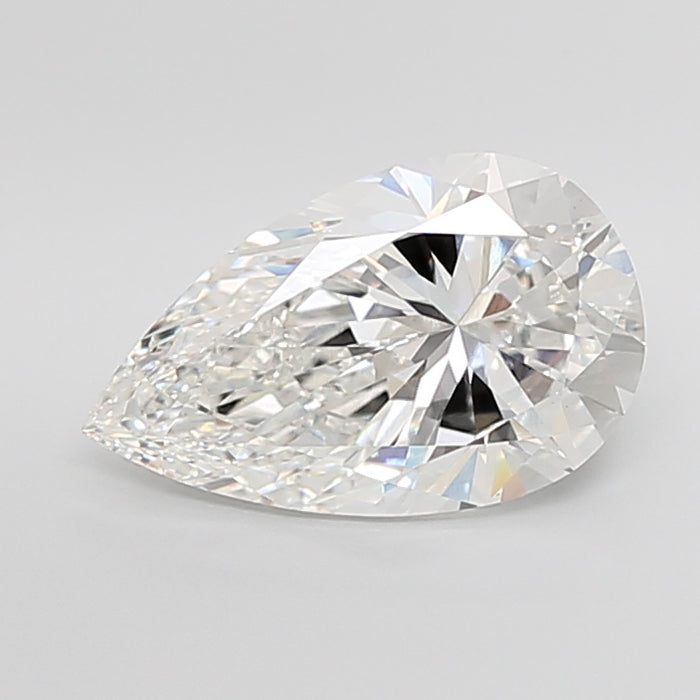 Loose 5.04 Carat F VVS2 IGI Certified Lab Grown Pear Diamonds