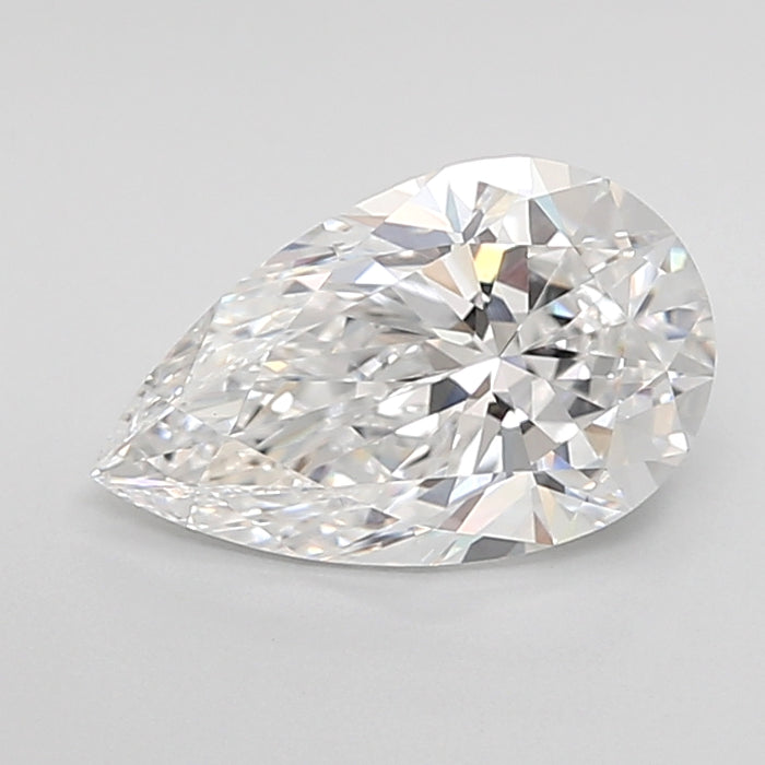 Loose 1.52 Carat D VVS2 IGI Certified Lab Grown Pear Diamonds