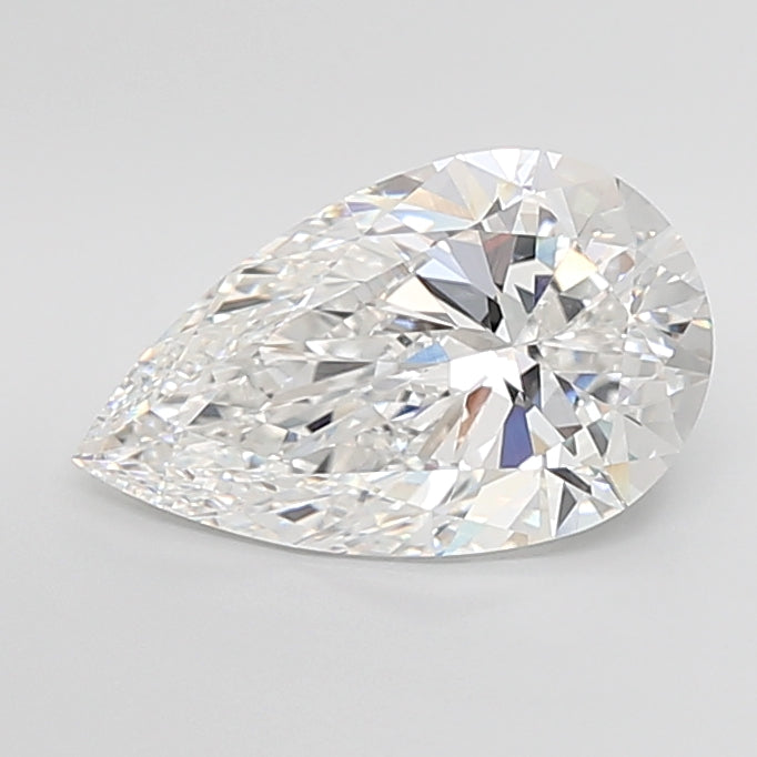 Loose 5.01 Carat E VVS1 IGI Certified Lab Grown Pear Diamonds