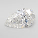 Loose 1.53 Carat D VVS1 IGI Certified Lab Grown Pear Diamonds