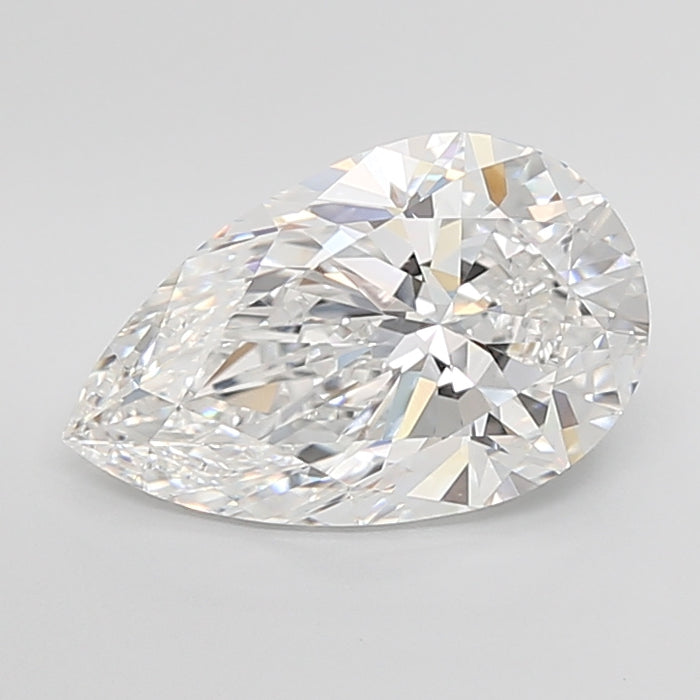 Loose 5.01 Carat F VVS2 IGI Certified Lab Grown Pear Diamonds