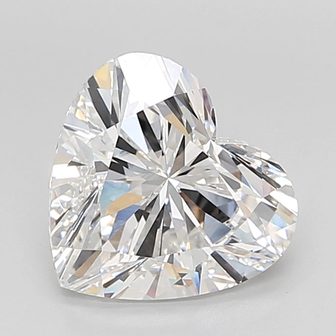 Loose 5 Carat E VVS2 IGI Certified Lab Grown Heart Diamonds