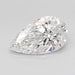 Loose 1.51 Carat D VVS2 IGI Certified Lab Grown Pear Diamonds