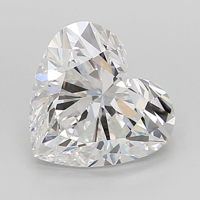 Loose 5.04 Carat E VVS2 IGI Certified Lab Grown Heart Diamonds