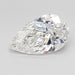 Loose 1.6 Carat E VVS2 IGI Certified Lab Grown Pear Diamonds