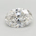 Loose 2.58 Carat F VVS2 IGI Certified Lab Grown Oval Diamonds