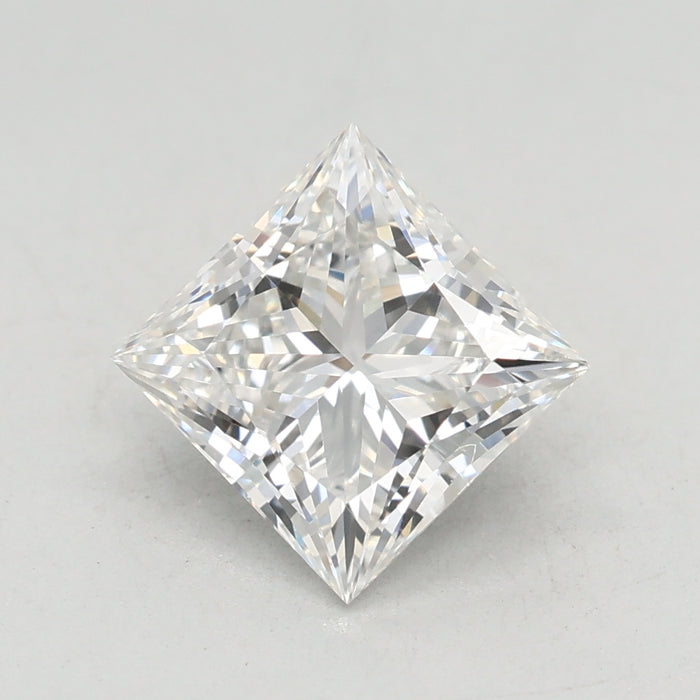 Loose 1.5 Carat F VVS2 IGI Certified Lab Grown Princess Diamonds