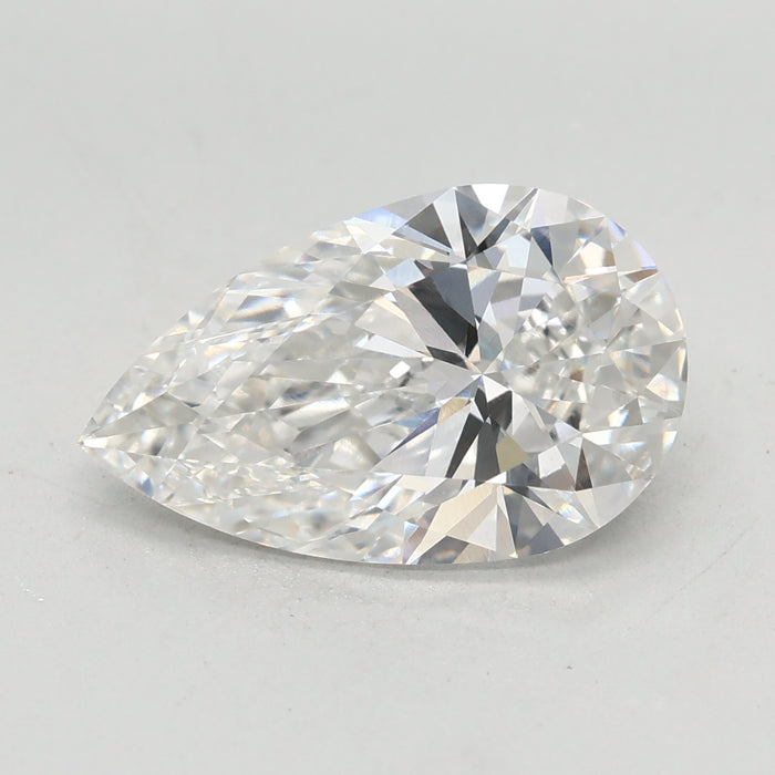 Loose 2.77 Carat F VVS2 IGI Certified Lab Grown Pear Diamonds