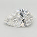 Loose 2.77 Carat F VVS2 IGI Certified Lab Grown Pear Diamonds