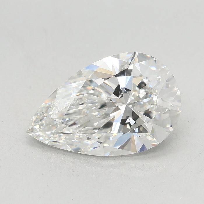 Loose 2.08 Carat F VVS1 IGI Certified Lab Grown Pear Diamonds