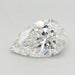 Loose 2.08 Carat F VVS1 IGI Certified Lab Grown Pear Diamonds