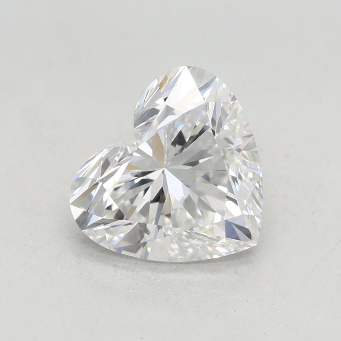 Loose 2.08 Carat D VVS2 IGI Certified Lab Grown Heart Diamonds