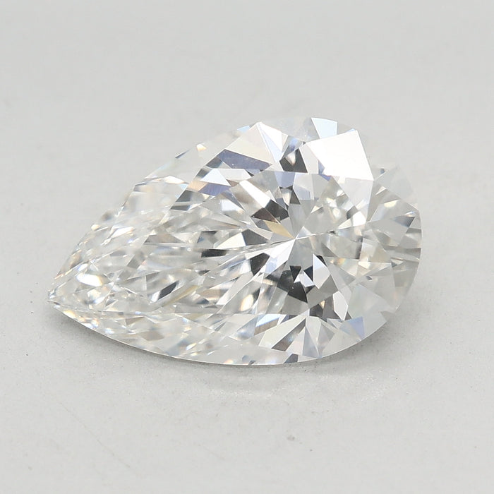 Loose 2.09 Carat F VVS2 IGI Certified Lab Grown Pear Diamonds