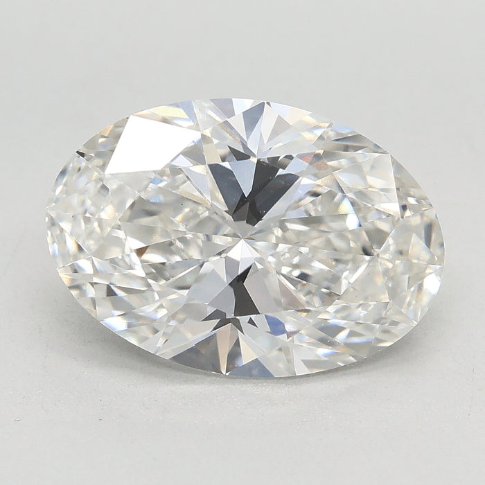 Loose 3.04 Carat F VVS2 IGI Certified Lab Grown Oval Diamonds