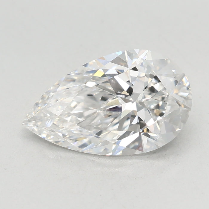 Loose 1.59 Carat D VVS2 IGI Certified Lab Grown Pear Diamonds