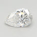 Loose 1.5 Carat E VVS1 IGI Certified Lab Grown Pear Diamonds