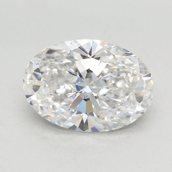 Loose 2.6 Carat E VVS2 IGI Certified Lab Grown Oval Diamonds
