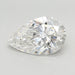 Loose 3.03 Carat F VVS2 IGI Certified Lab Grown Pear Diamonds
