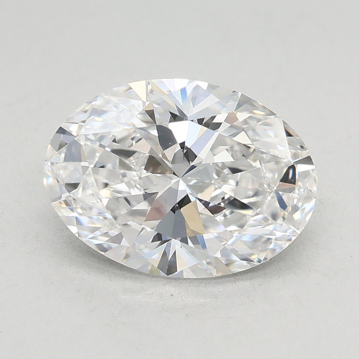 Loose 1.54 Carat D VVS1 IGI Certified Lab Grown Oval Diamonds